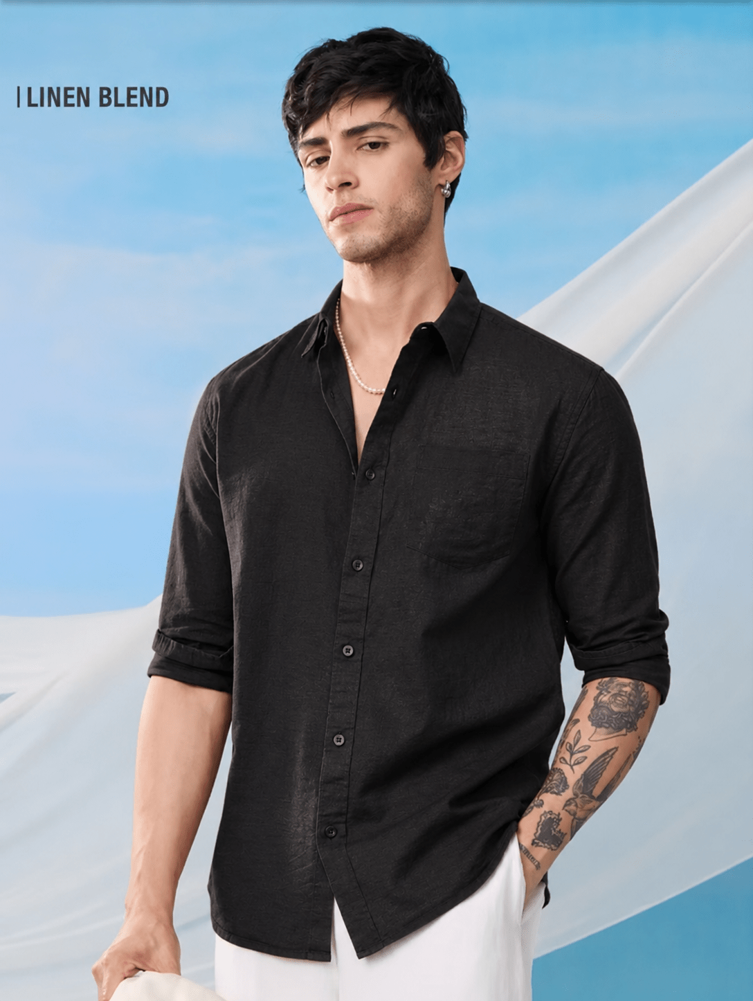 OGFIT Premium Linen Shirt – Black - ogfit