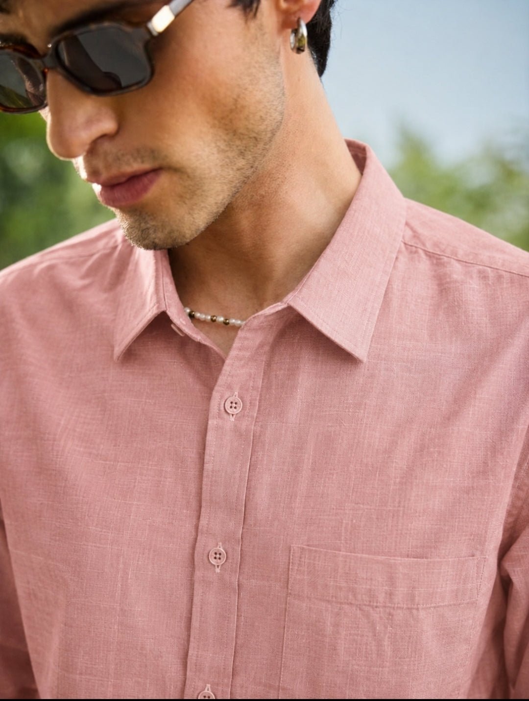 OGFIT Premium Linen Shirt – Pink - ogfit